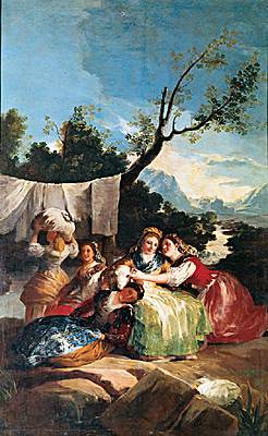 Francisco de Goya, <i>les Lavandières</i>