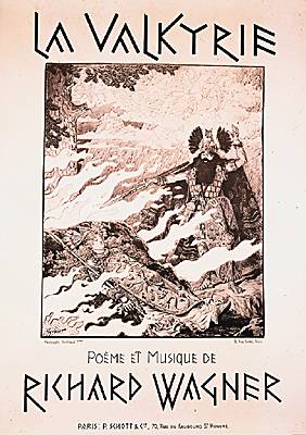 Eugène Grasset, affiche pour <i>la Walkyrie</i>