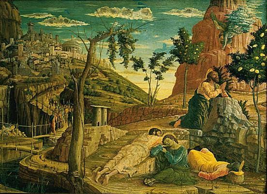 Andrea Mantegna, <i>le Christ au jardin des Oliviers</i>