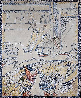 Georges Seurat, étude pour le Cirque