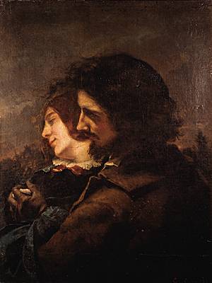 Gustave Courbet, les Amants dans la campagne