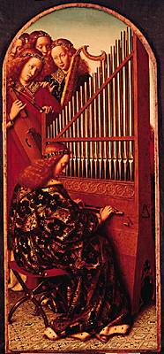 Jan et Hubert Van Eyck, <i>Anges musiciens</i>