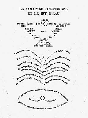Guillaume Apollinaire, Calligrammes