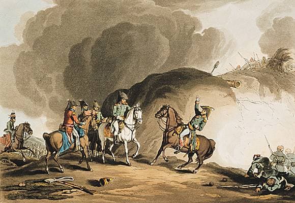 Dubourg, <i>Mort du général Moreau à la bataille de Dresde</i>