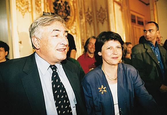 Martine Aubry et Dominique Strauss-Kahn