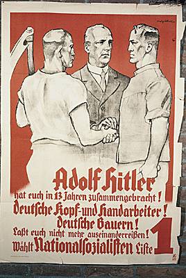 Affiche électorale nazie