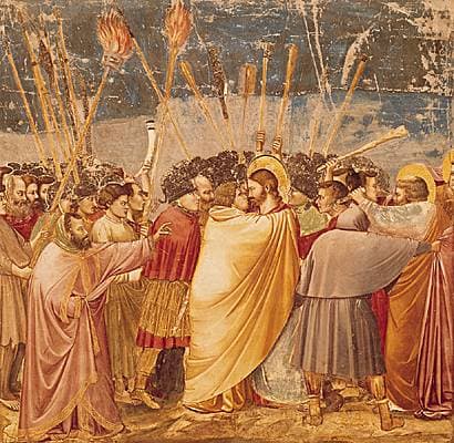Giotto, <i>le Baiser de Judas</i>
