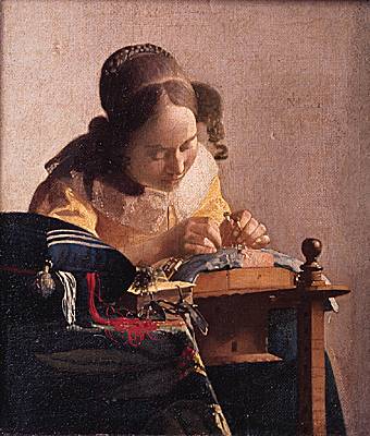 Johannes Vermeer, <i>la Dentellière</i>