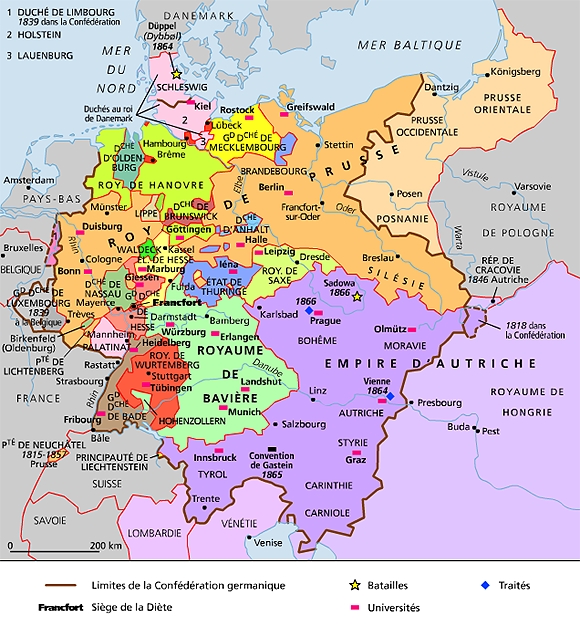 La Confédération germanique