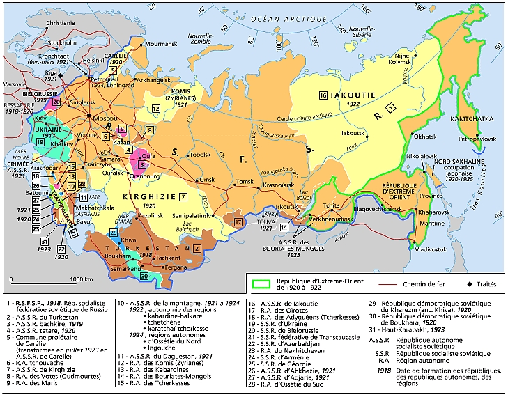 carte urss