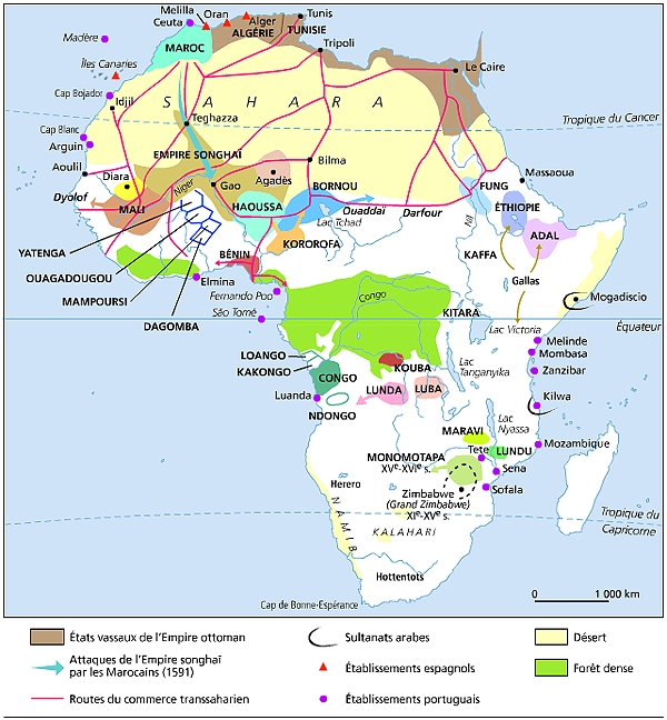 L'Afrique, XVIe siècle