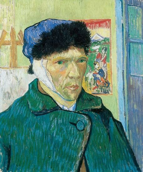 Vincent Van Gogh, <i>Autoportrait à l'oreille coupée</i>