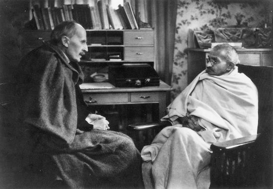 Romain Rolland et Gandhi