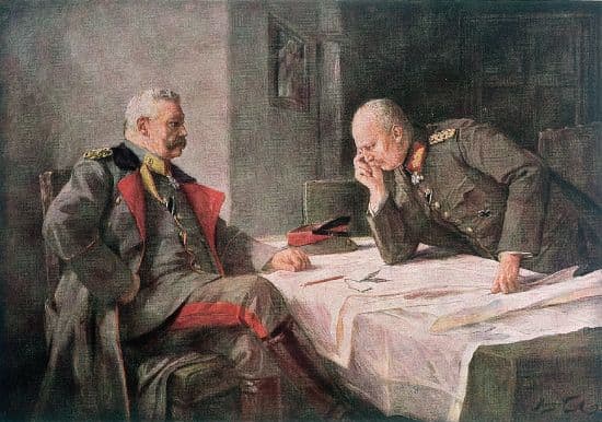 Erich Lundendorff et Paul von Hindenburg