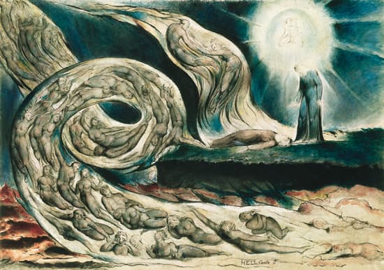 William Blake, <i>le Cercle des luxurieux</i>