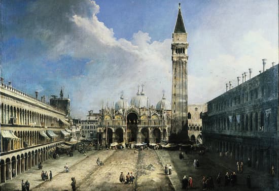 Canaletto, <i>Place Saint-Marc à Venise</i>