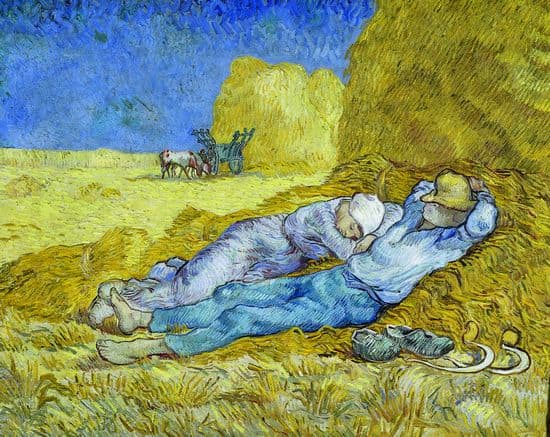RÃ©sultat de recherche d'images pour "La Sieste, Vincent Van Gogh, 1889"