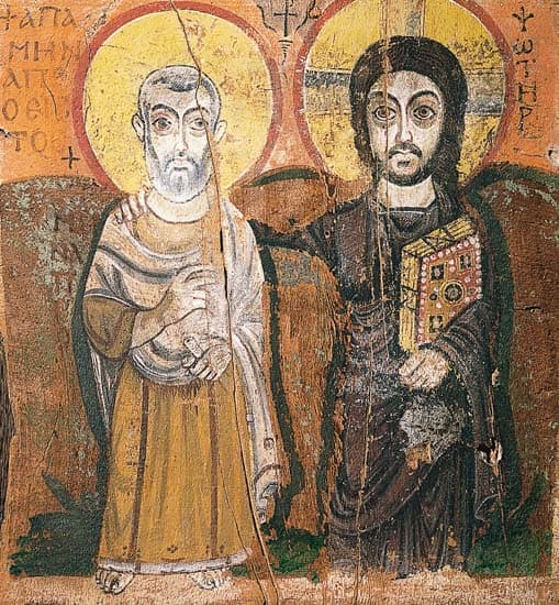Le Christ et saint Menas