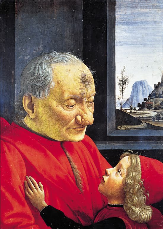Domenico Ghirlandaio, <i>Portrait d'un vieillard et de son petit-fils</i>