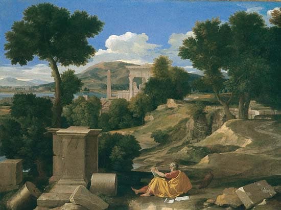 Nicolas Poussin, <i>Paysage avec Saint Jean à Patmos</i>