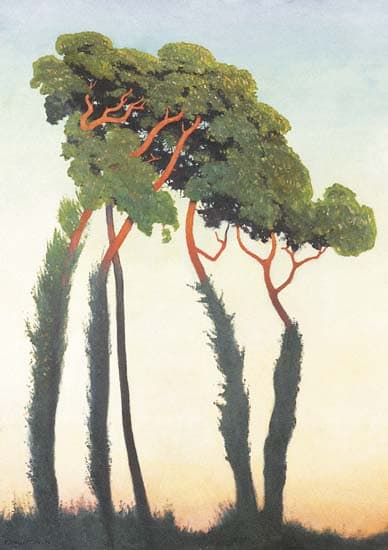 Félix Vallotton, <i>Paysage avec des arbres</i>
