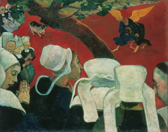 Paul Gauguin, <i>Lutte de Jacob avec l'ange</i>