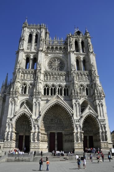 La cathédrale d'Amiens.