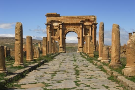 Timgad, l'arc de triomphe de Trajan