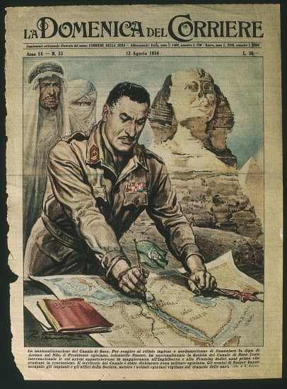 Nasser et la nationalisation du canal de Suez