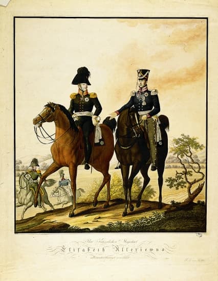 Alexandre I<sup>er</sup> et Frédéric-Guillaume III, Prusse