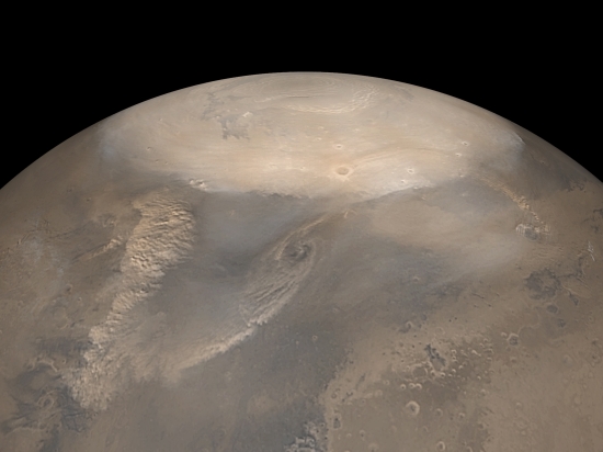 Pôle nord de Mars