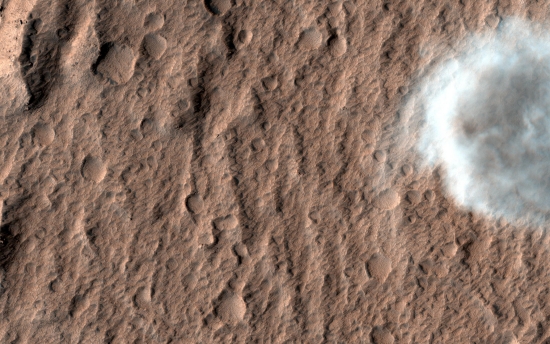 Tornade de poussière sur Mars