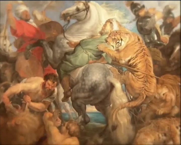 Pierre Paul Rubens.  la Chasse au tigre.