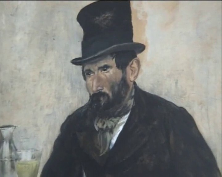 Jean-Francois Raffaelli,  le Buveur d’absinthe – 1880.