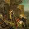 Eugène Delacroix, Rebecca enlevée par le Templier pendant le sac du château de Frondebœuf
