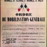 Ordre de mobilisation générale, 2 août 1914