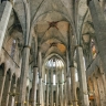 Intérieur de l'église Santa Maria del Mar à Barcelone