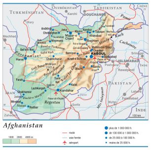 Afghanistan géographie