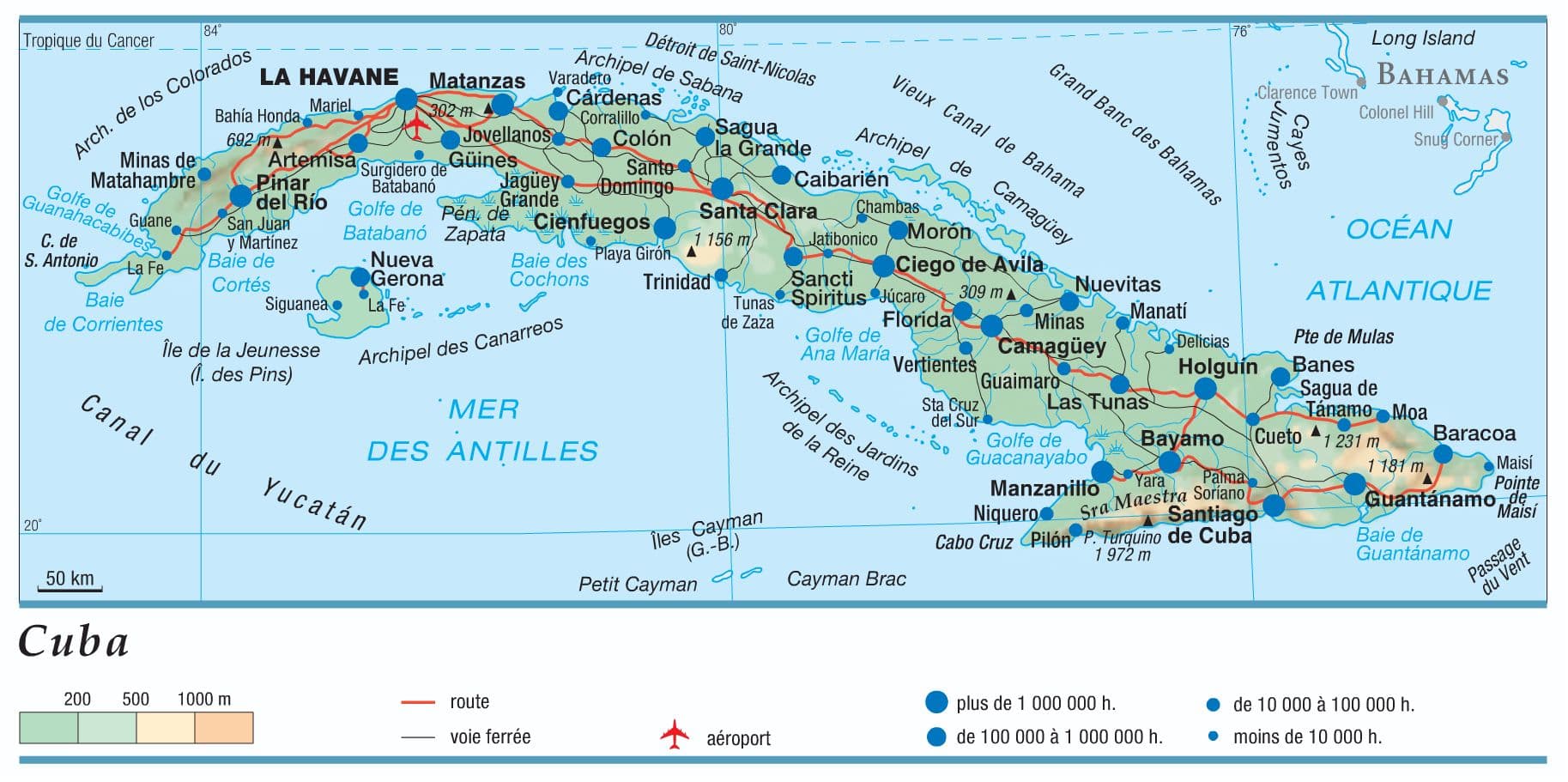 Кайо Бланко Куба на карте