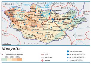 Mongolie en khalkha Mongol Uls - LAROUSSE
