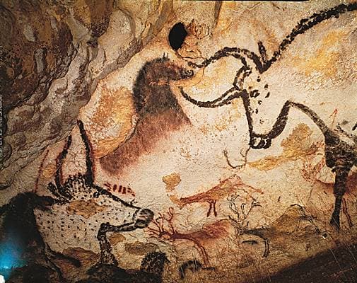 Peinture rupestre de la grotte de Lascaux