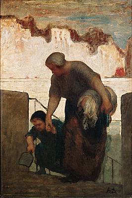 Honoré Daumier, <i>la Blanchisseuse</i>