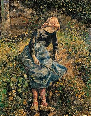 Camille Pissarro, Jeune Fille à la baguette