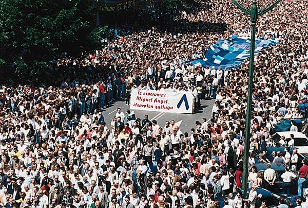 Manifestation anti-E.T.A., Bilbao, 1997