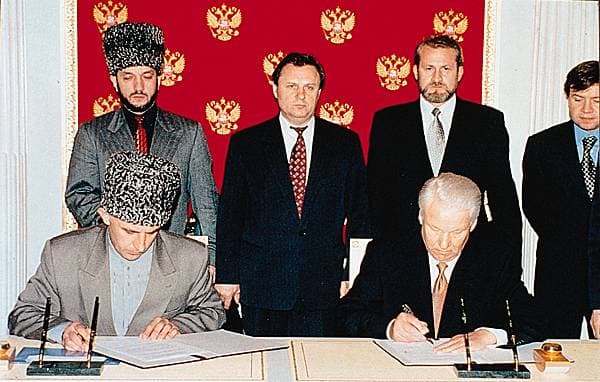 Tchétchénie, accord de paix, 1997