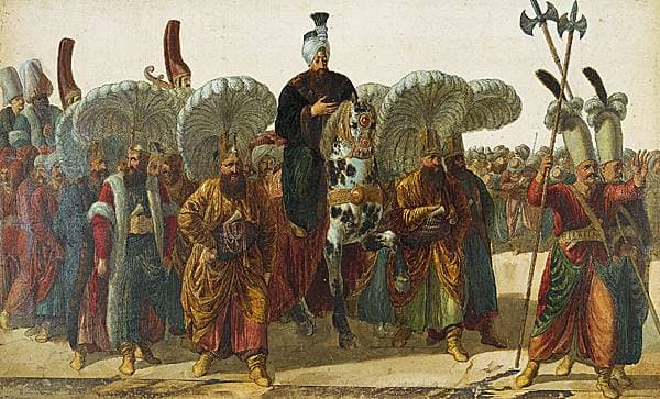 Louis François Cassas, procession de Selim III