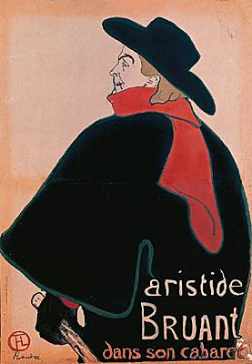 Henri de Toulouse-Lautrec, <i>Aristide Bruant dans son cabaret</i>