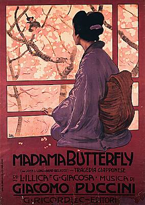 Affiche pour Madame Butterfly