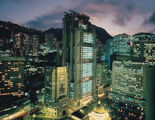 Norman Foster, banque de Shanghai et Hongkong, Hongkong