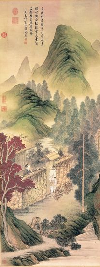 Peinture Ming, paysage